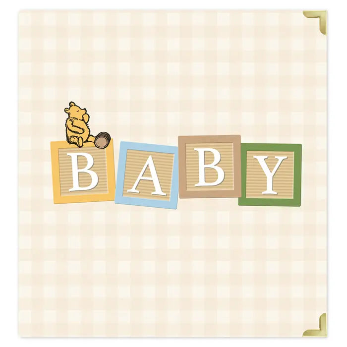 View 2 of Baby Blocks Tan 6" x 8" Album - Winnie The Pooh Baby - Echo Park