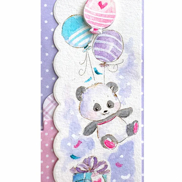 Baby Panda Clear Stamp and Die Set - Art Impressions