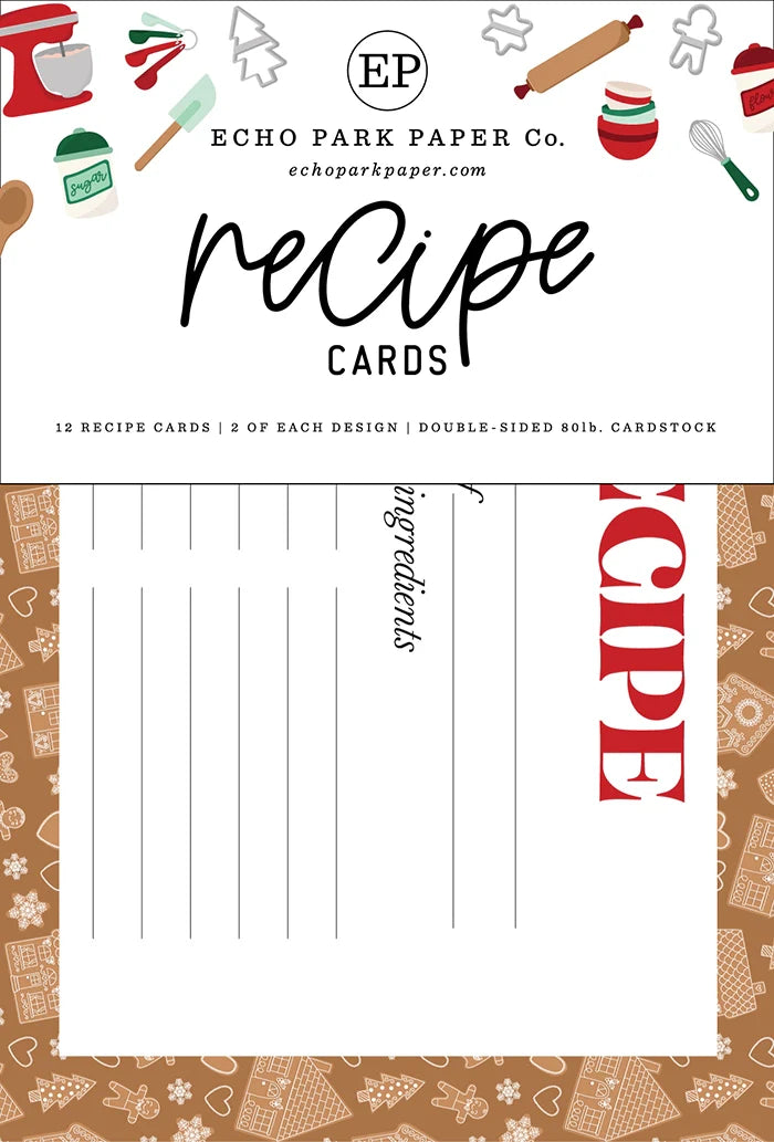 Baking Spirits Bright Recipe Cards – Echo Park