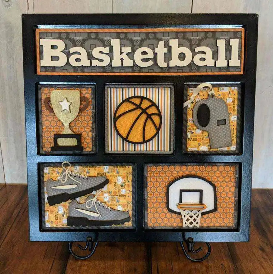 Basketball Shadow Box Kit-Foundations Decor