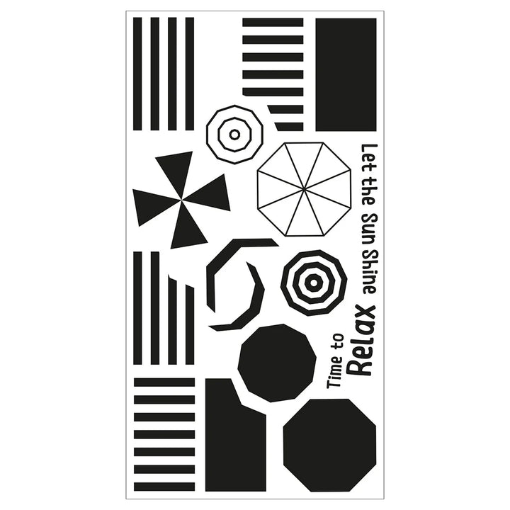 Beach Blankets & Brellas Clear Stamps by Catherine Pooler - Sizzix