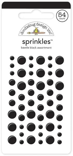 Beetle Black Sprinkles - Monochromatic - Doodlebug