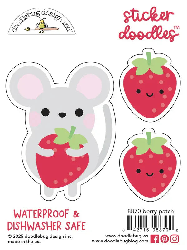 Berry Patch Sticker Doodles - Berry Sweet - Doodlebug