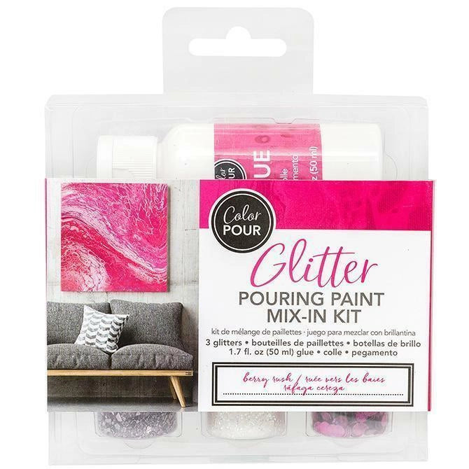 View 1 of Berry Rush Glitter Mix-in Kits - Color Pour - American Crafts