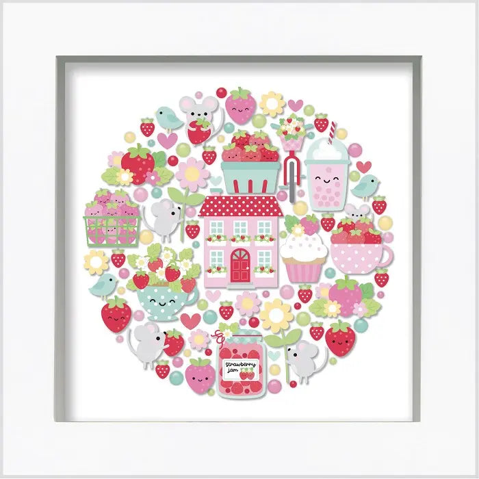 View 2 of Berry Sweet Shadow Box Kit - Doodlebug