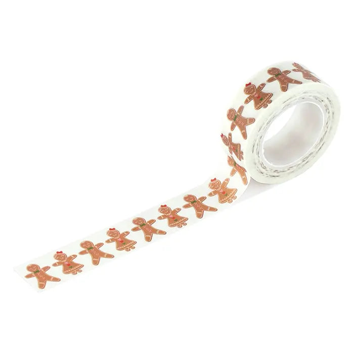 Best Dressed Gingerbreads Washi Tape - Santa's Christmas Delivery - Echo Park