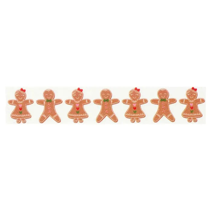 Best Dressed Gingerbreads Washi Tape - Santa's Christmas Delivery - Echo Park