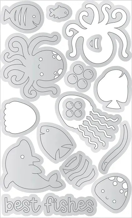 Best Fishes Doodle Cuts - Summer Fun - Doodlebug