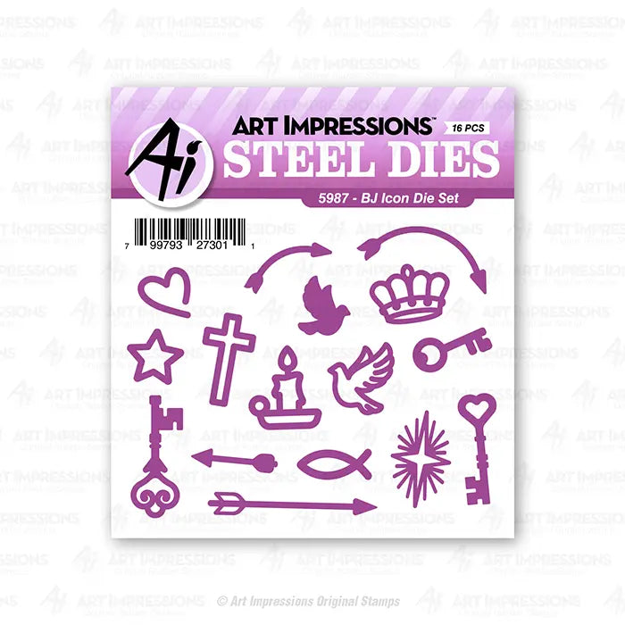 View 2 of Bible Journaling Icon Die Set - Art Impressions