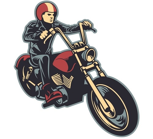 Classic Biker Style SVG Image File Download