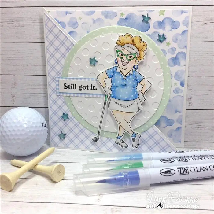 Birdie Betty Clear Stamp and Die Set - Ai People - Art Impressions