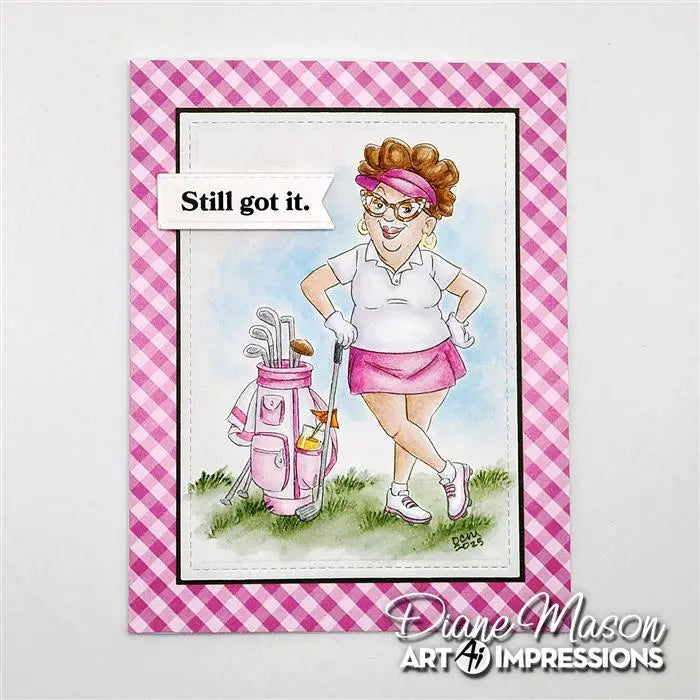 Birdie Betty Clear Stamp and Die Set - Ai People - Art Impressions