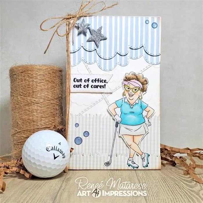 Birdie Betty Clear Stamp and Die Set - Ai People - Art Impressions