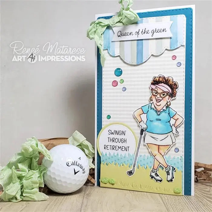 Birdie Betty Clear Stamp and Die Set - Ai People - Art Impressions