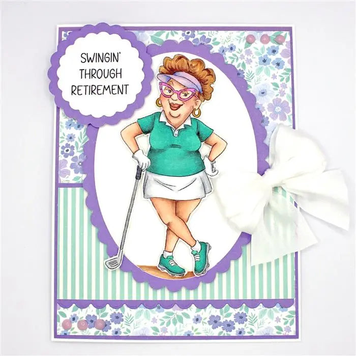 Birdie Betty Clear Stamp and Die Set - Ai People - Art Impressions