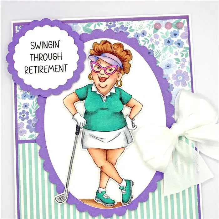 Birdie Betty Clear Stamp and Die Set - Ai People - Art Impressions