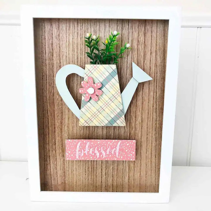 Blessed Watering Can - Simply Framed - Foundations Decor