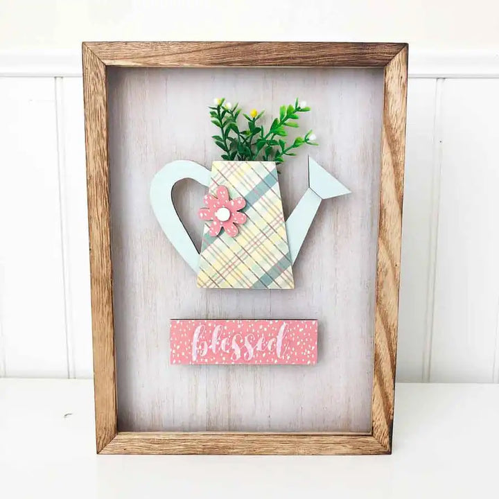 Blessed Watering Can - Simply Framed - Foundations Decor