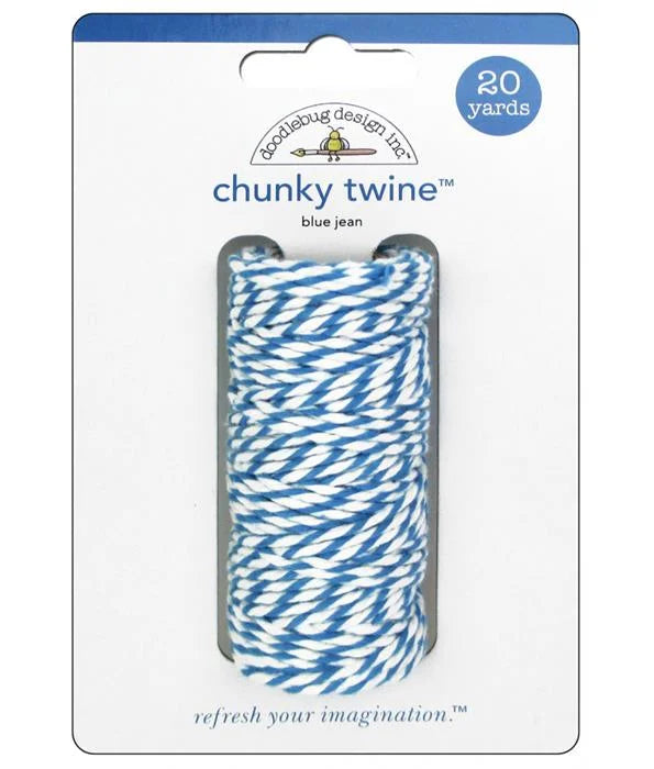 Blue Jean Chunky Twine - Monochromatic - Doodlebug