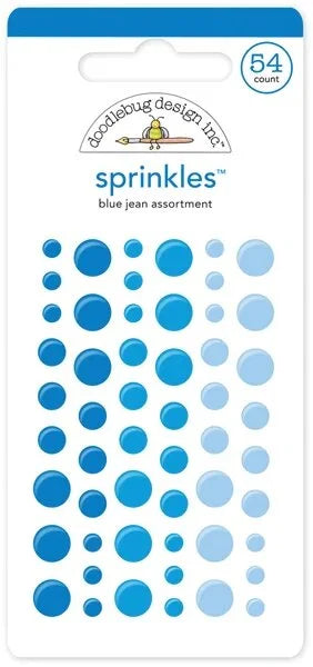 Blue Jean Sprinkles - Monochromatic - Doodlebug