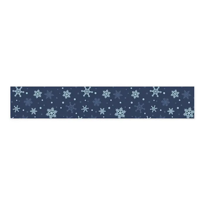 Blue Snowflake Storm Washi Tape - Snow Day - Echo Park