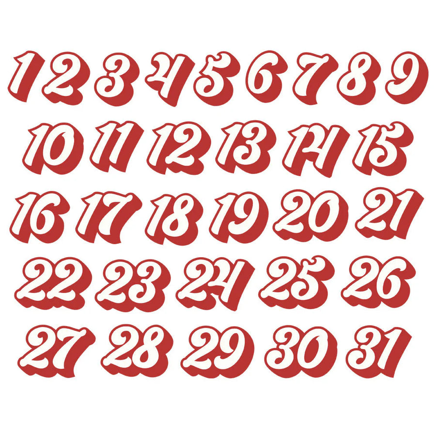 Boho Christmas - Number Bits & Pieces - Simple Stories
