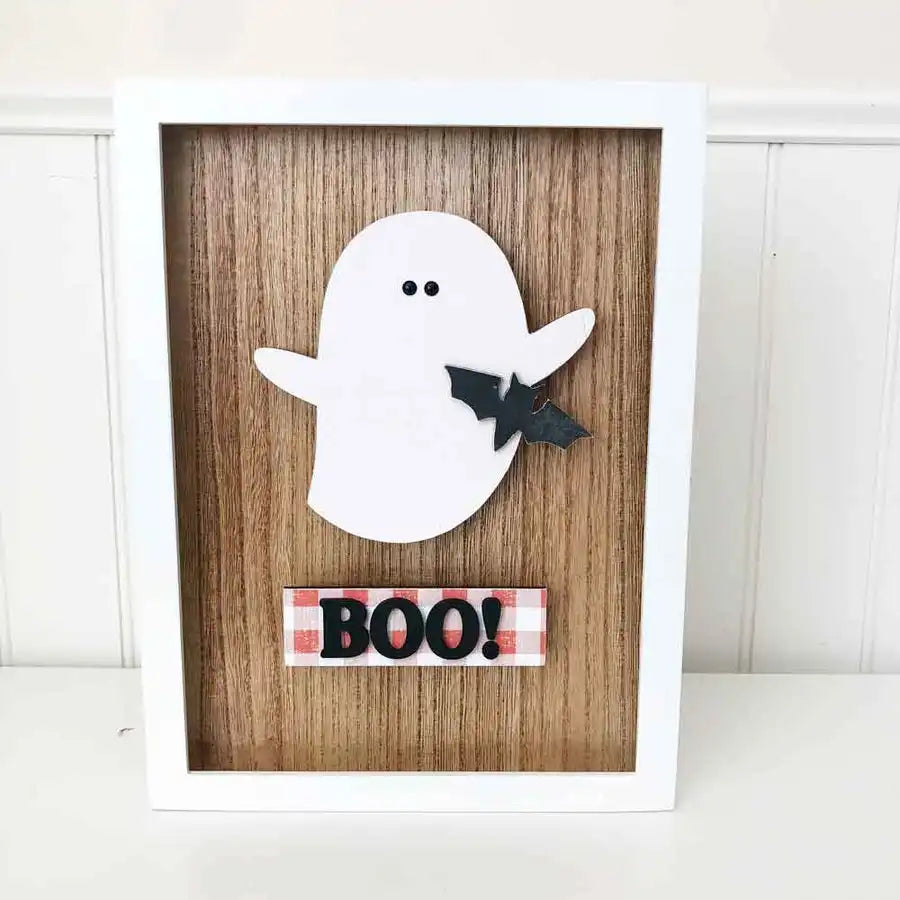 Boo! Ghost - Simply Framed - Foundations Decor