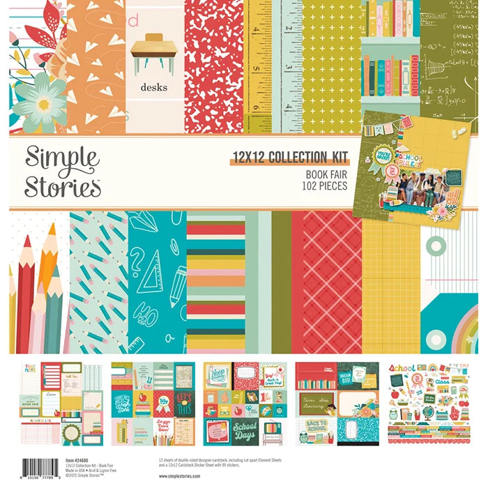 Book Fair 12" x 12" Collection Kit - Simple Stories