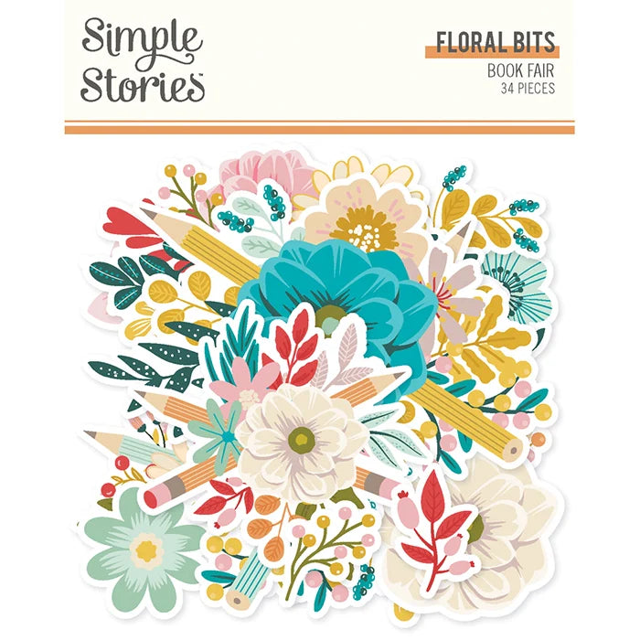 Book Fair Floral Bits & Pieces - Simple Stories