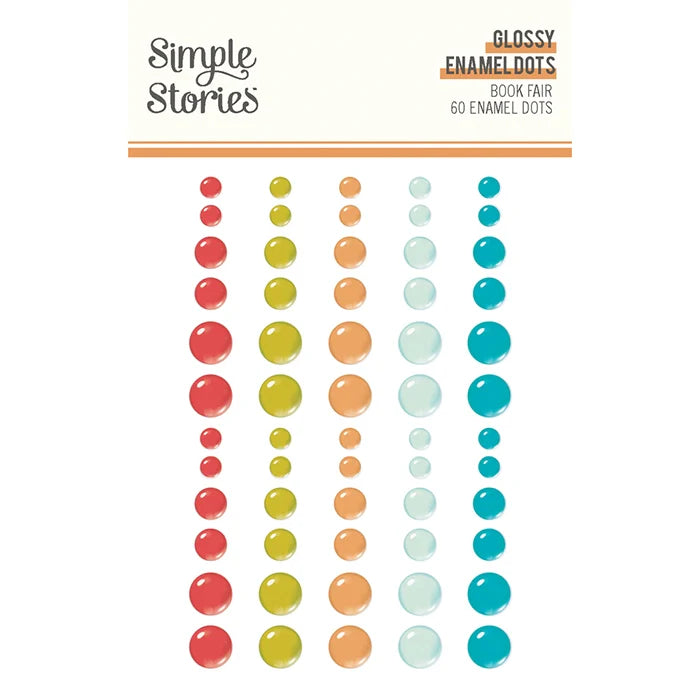 Book Fair Glossy Enamel Dots - Simple Stories
