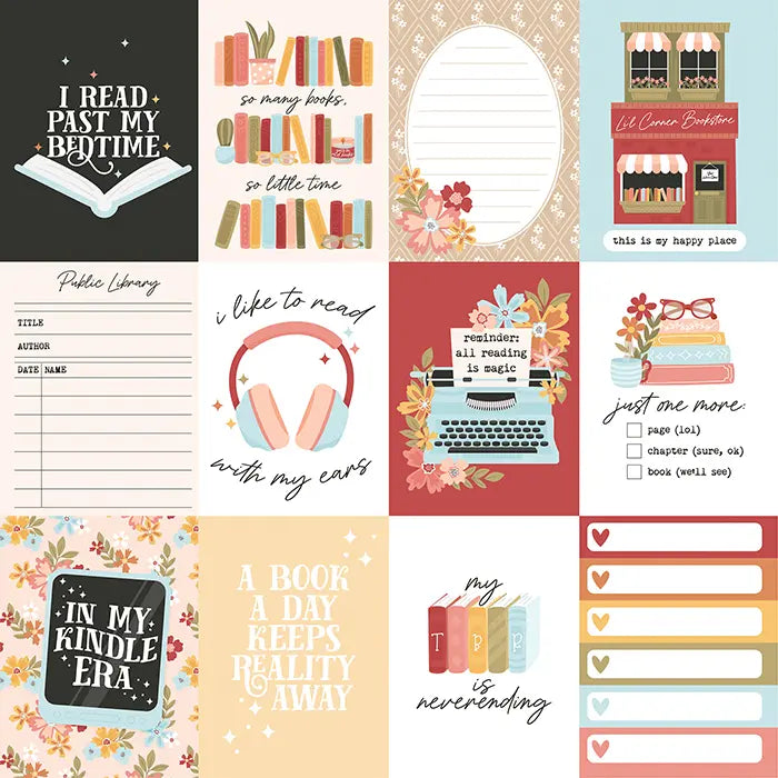 Bookish Scrapbook Collection Kit, 12" x 12" - Echo Park