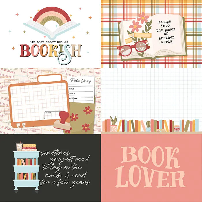 Bookish Scrapbook Collection Kit, 12" x 12" - Echo Park
