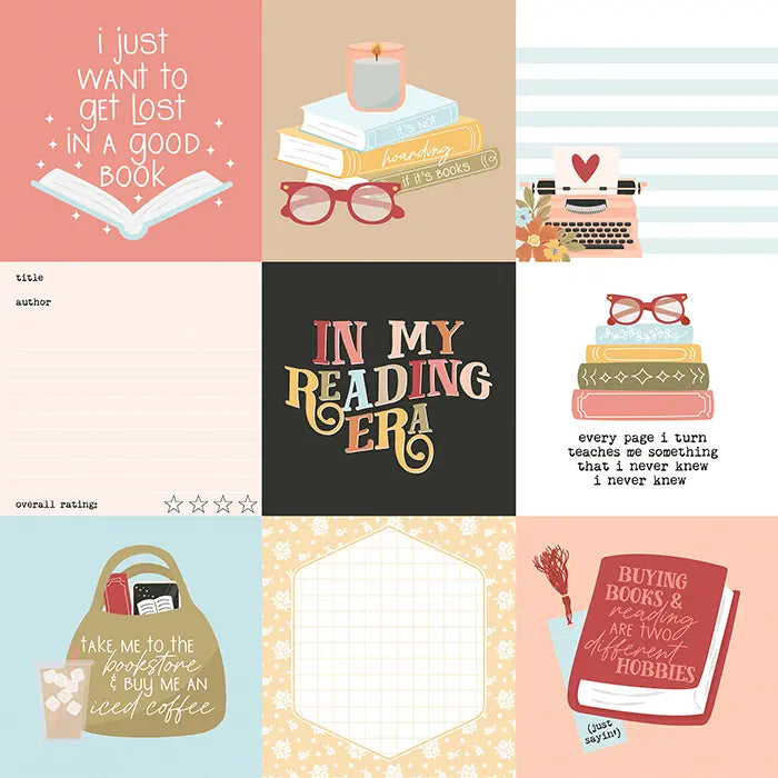 Bookish Scrapbook Collection Kit, 12" x 12" - Echo Park