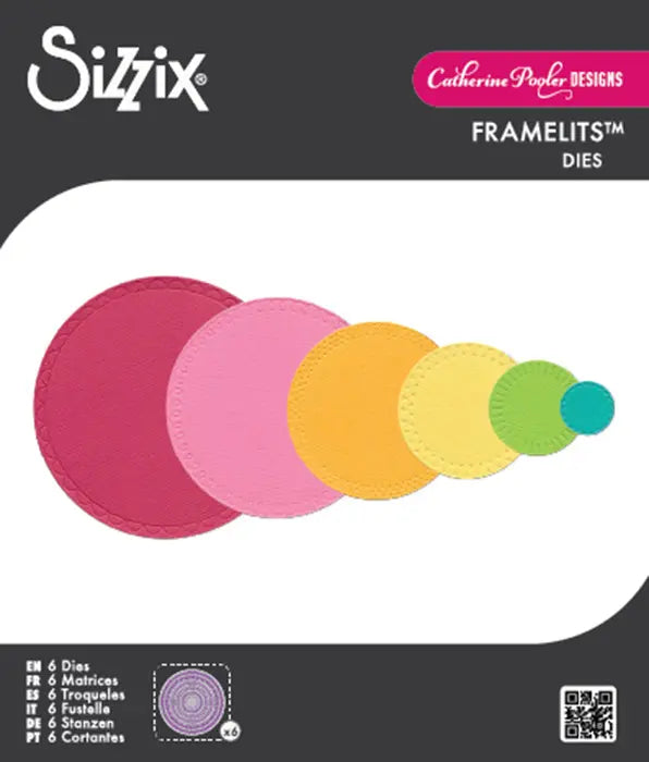 Border Party Circles Thinlits Die Set - Catherine Pooler - Sizzix