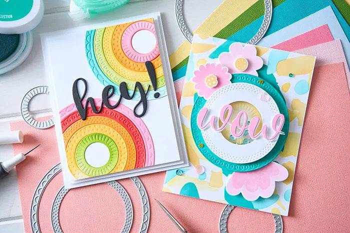 Border Party Circles Thinlits Die Set - Catherine Pooler - Sizzix