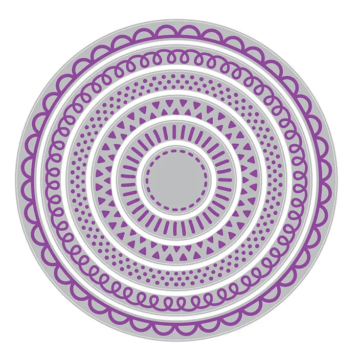 Border Party Circles Thinlits Die Set - Catherine Pooler - Sizzix