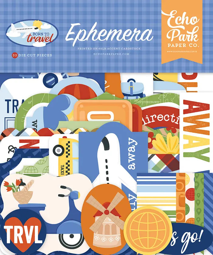 Born To Travel Ephemera - Echo Park