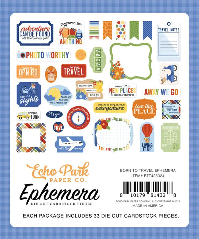 View 3 of Born To Travel Ephemera - Echo Park