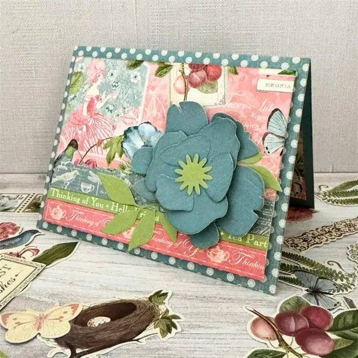 Botanical Tea Keepsake Kit with Exclusive Metal Die-Set - Graphic 45