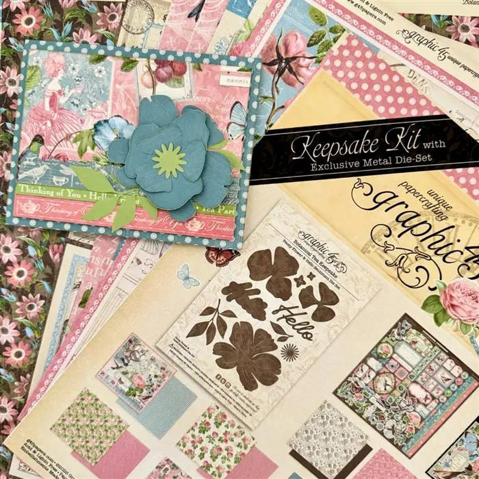 Botanical Tea Keepsake Kit with Exclusive Metal Die-Set - Graphic 45