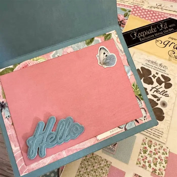 Botanical Tea Keepsake Kit with Exclusive Metal Die-Set - Graphic 45