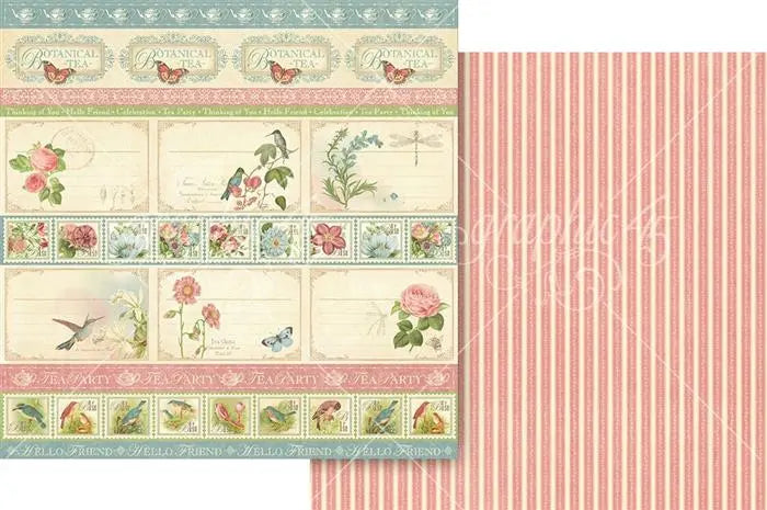 Botanical Tea Keepsake Kit with Exclusive Metal Die-Set - Graphic 45