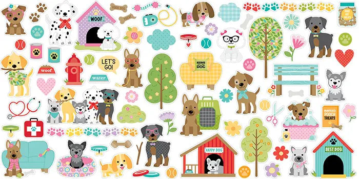 View 2 of Bow Wow Ephemera Icons - Bella Blvd