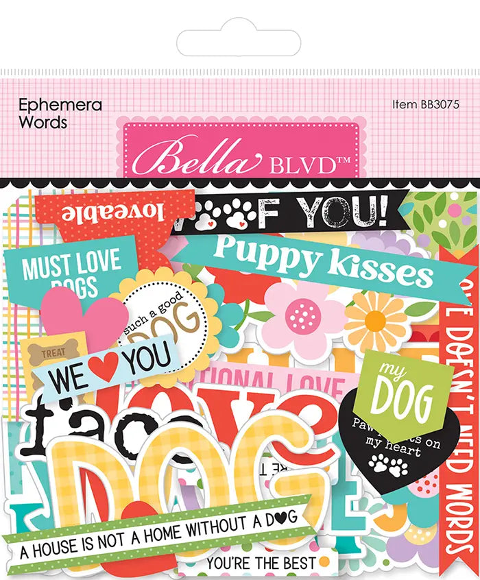 Bow Wow Ephemera Words - Bella Blvd