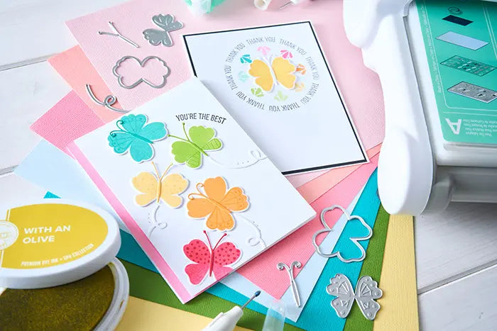 Bright Butterflies #2 Framelits Die Set - Catherine Pooler - Sizzix