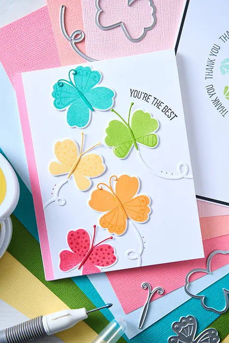 Bright Butterflies #2 Framelits Die Set - Catherine Pooler - Sizzix