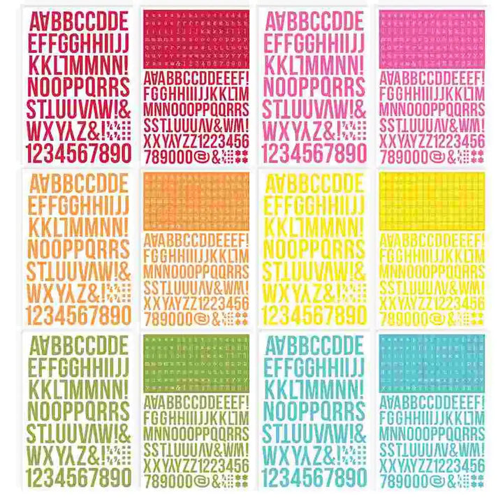 Brights Alpha Sticker Book - Color Vibe - Simple Stories*