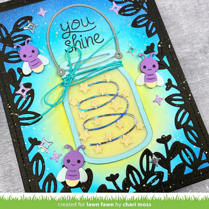 View 7 of Build-A-Drink Mason Jar Add-On: Lantern Lawn Cuts Dies - Lawn Fawn