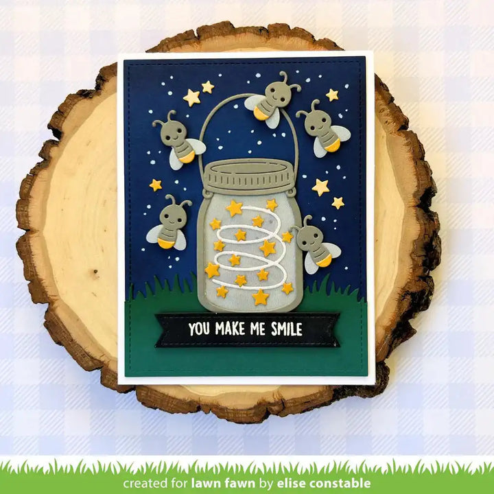 View 8 of Build-A-Drink Mason Jar Add-On: Lantern Lawn Cuts Dies - Lawn Fawn