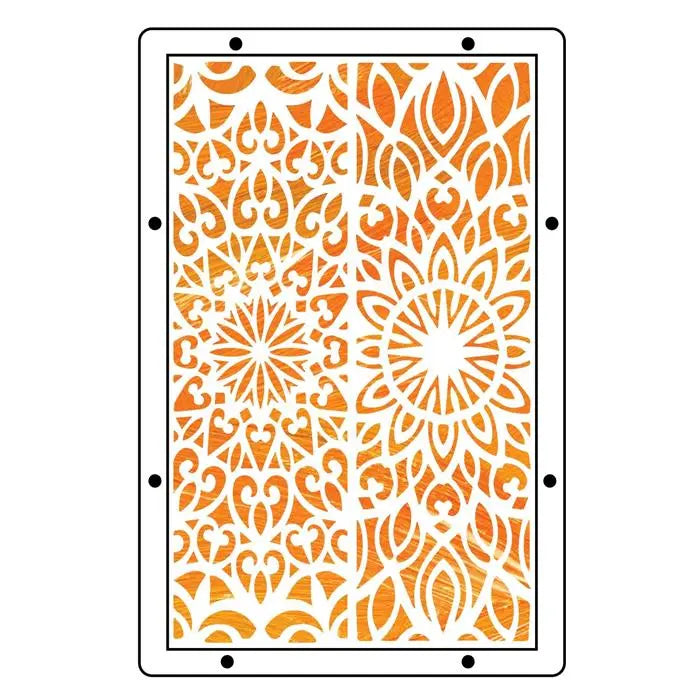 Build It A5 Clear Stamps Set 7PK w/ A5 Stencils 3PK - Studio - Mark Montano - Sizzix
